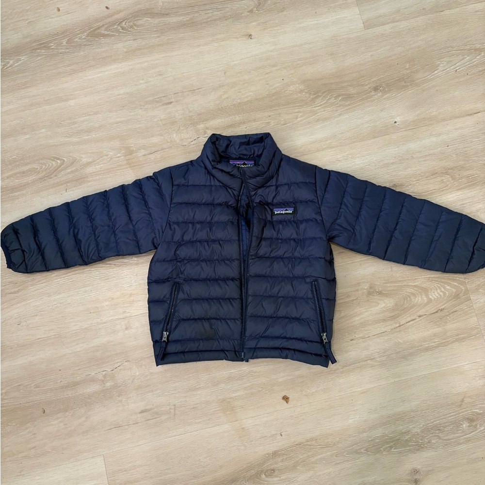 Patagonia Kids Dark Blue Puffer Jacket